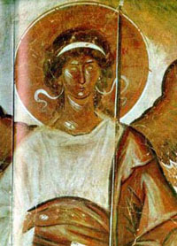 Св. Троица 
фрагмент фрески, 
Феофан Грек, 14 в.